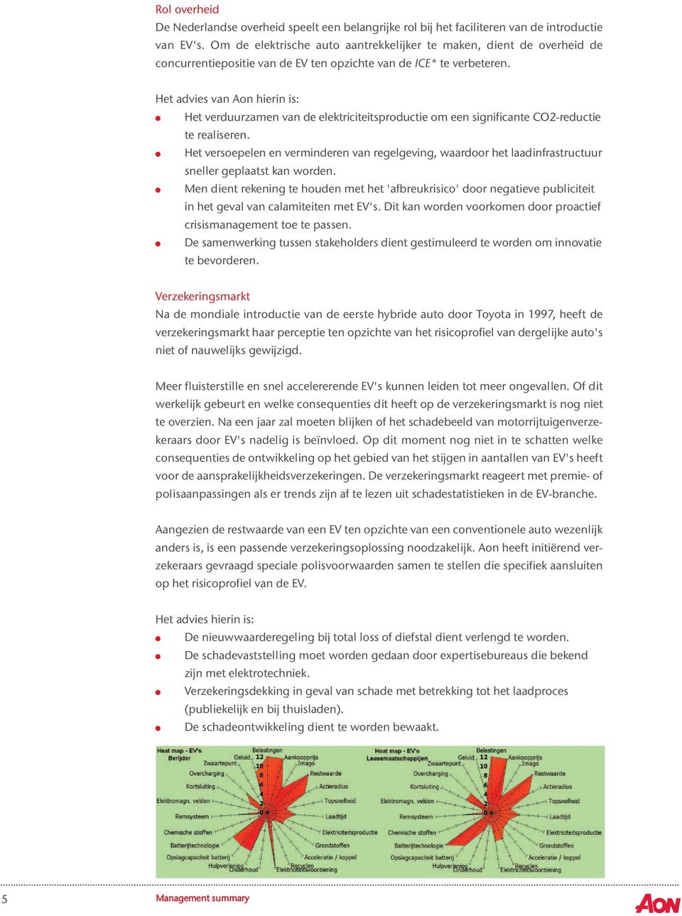 Het advies van Aon hierin is: Het verduurzamen van de elektriciteitsproductie om een significante CO2-reductie te realiseren.