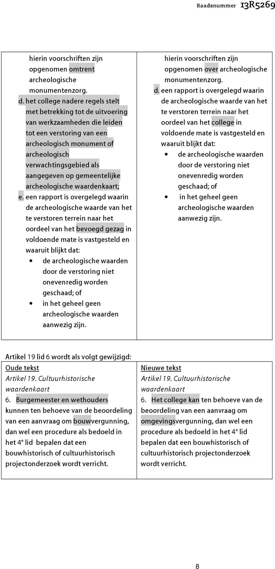 gemeentelijke waardenkaart; e.