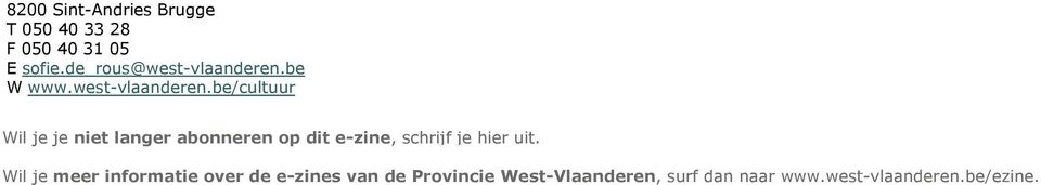 be W www.west-vlaanderen.