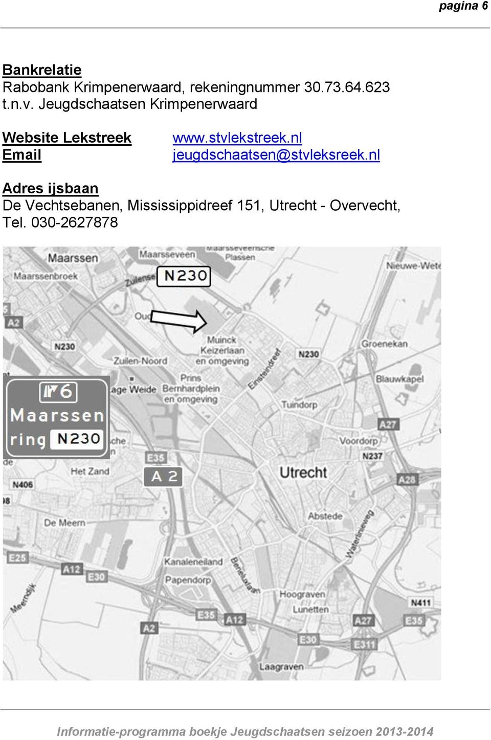 Jeugdschaatsen Krimpenerwaard Website Lekstreek Email www.