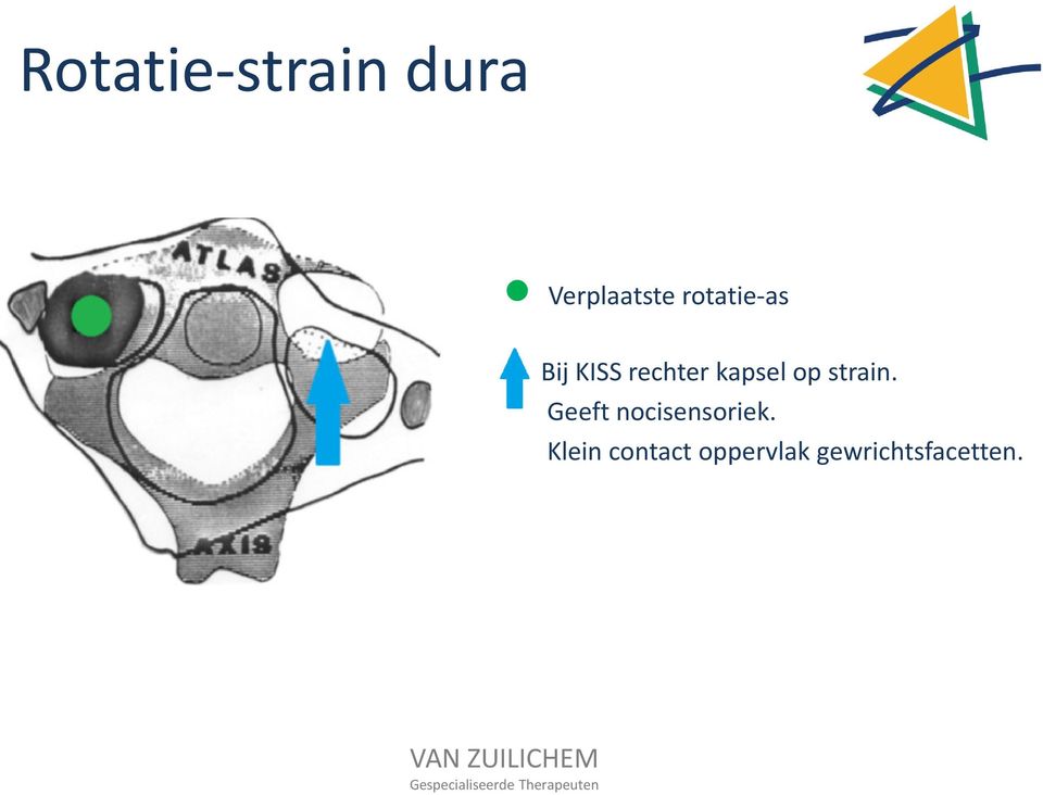 op strain. Geeft nocisensoriek.