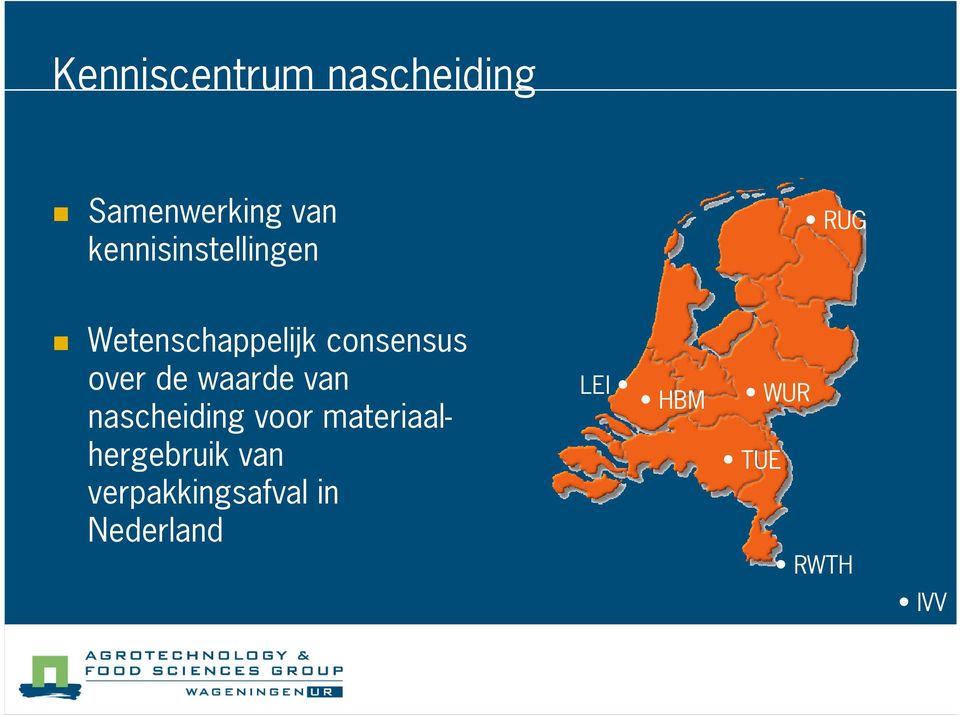 over de waarde van nascheiding voor materiaal