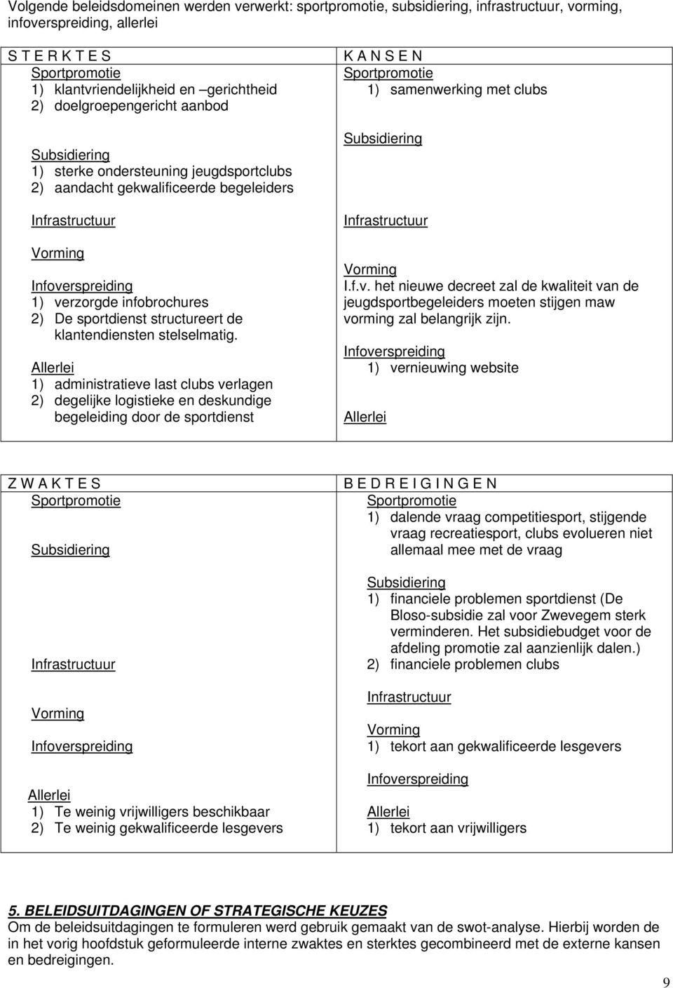 structureert de klantendiensten stelselmatig.