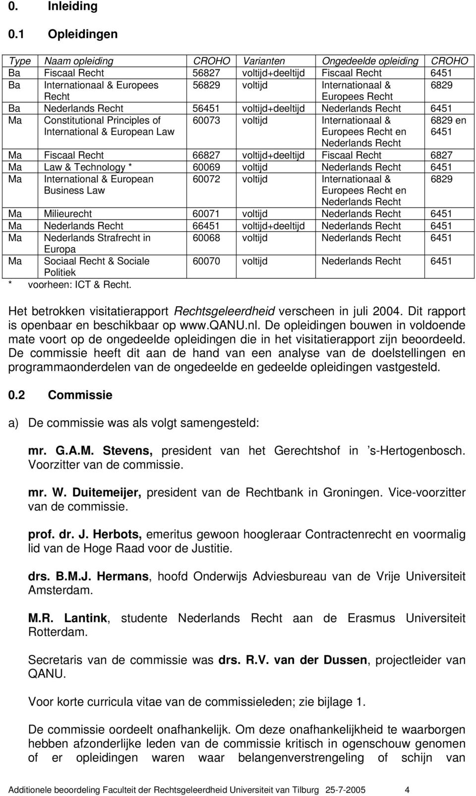 Recht Europees Recht Ba Nederlands Recht 56451 voltijddeeltijd Nederlands Recht 6451 Ma Constitutional Principles of International & European Law 60073 voltijd Internationaal & Europees Recht en 6829