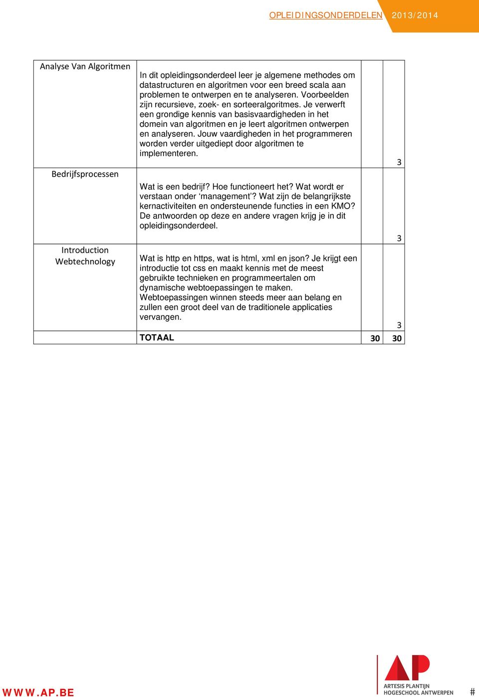 Je verwerft een grondige kennis van basisvaardigheden in het domein van algoritmen en je leert algoritmen ontwerpen en analyseren.