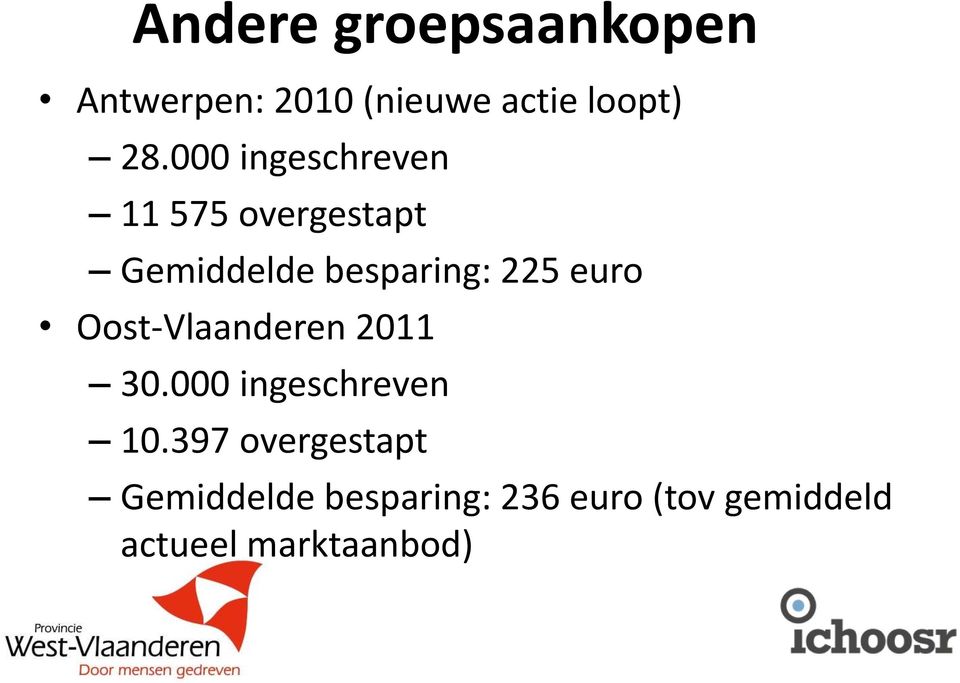 euro Oost Vlaanderen 2011 30.000 ingeschreven 10.