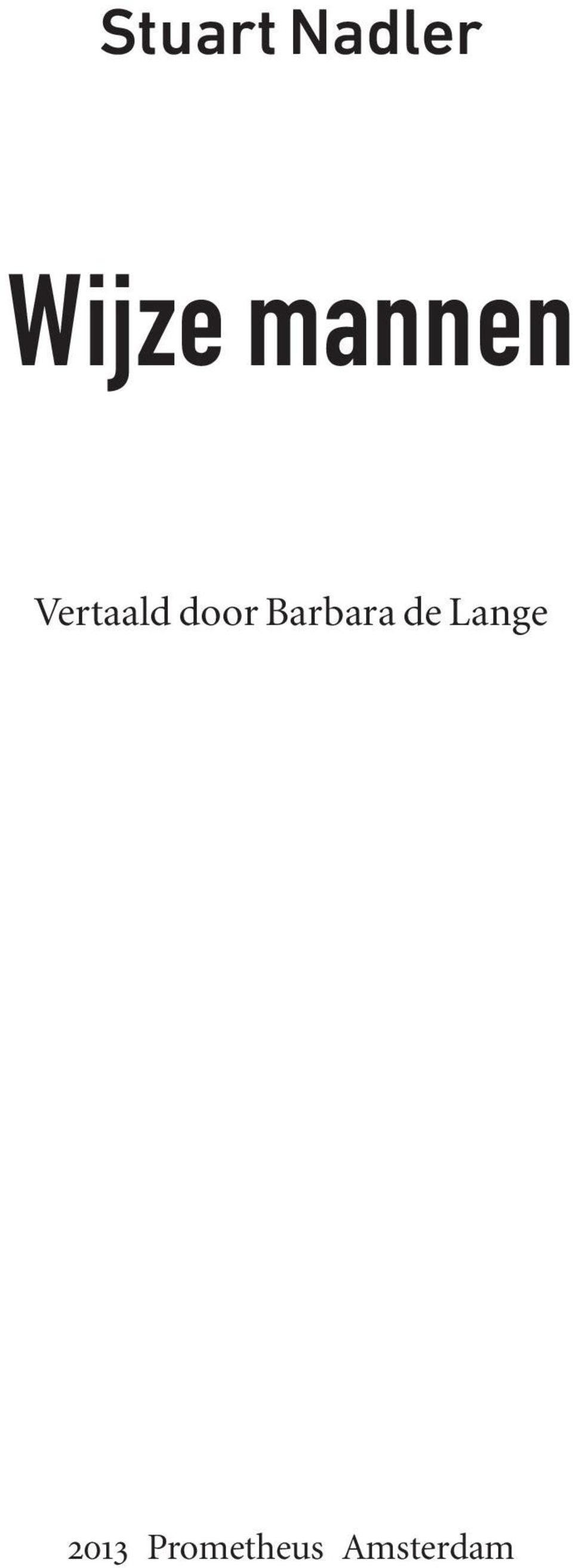 Barbara de Lange