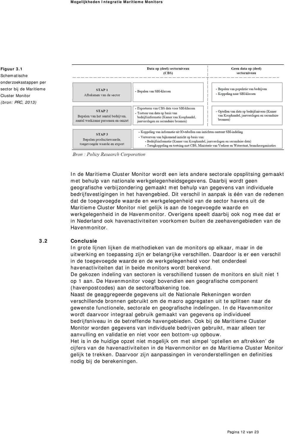 nationale werkgelegenheidsgegevens. Daarbij wordt geen geografische verbijzondering gemaakt met behulp van gegevens van individuele bedrijfsvestigingen in het havengebied.