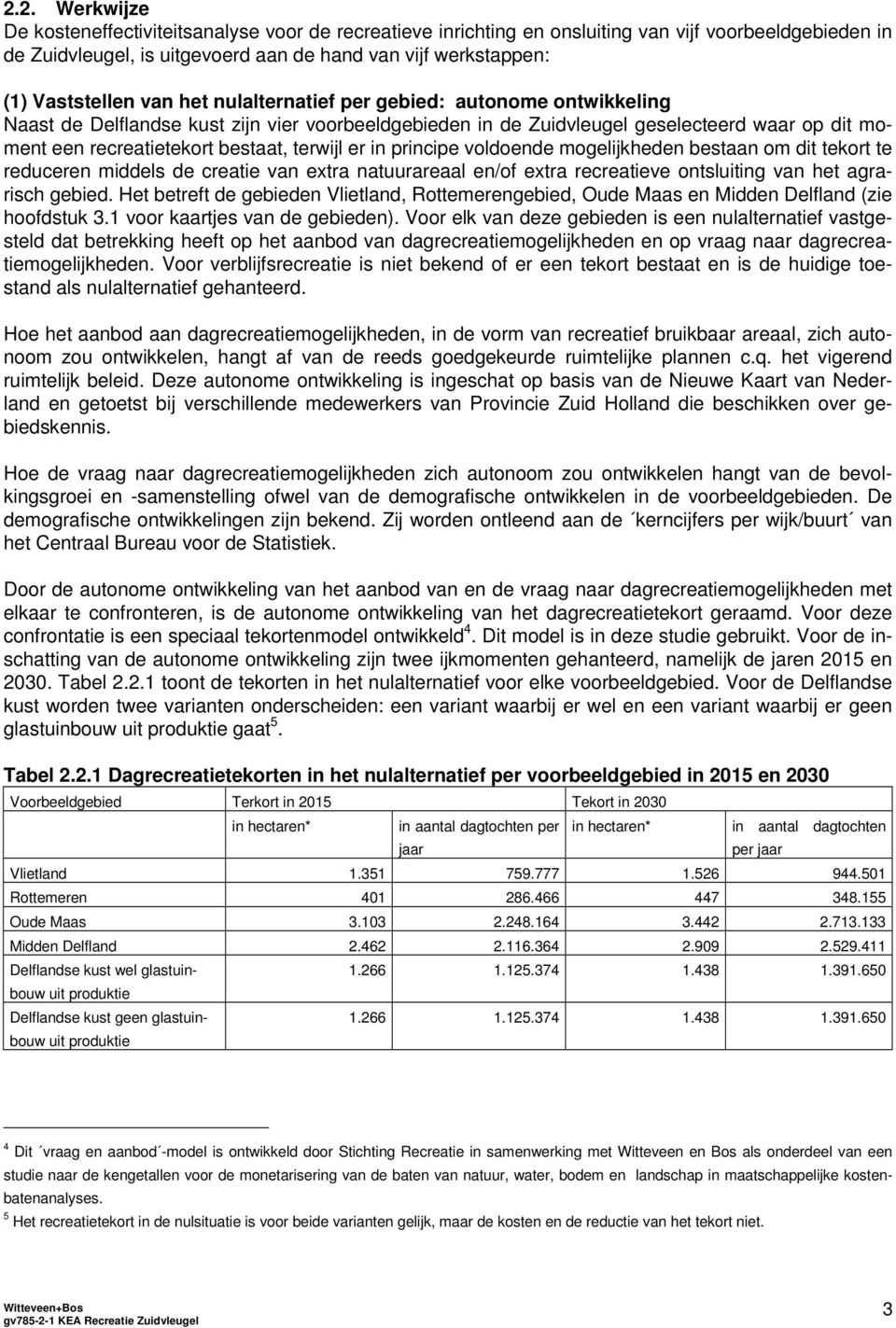 bestaat, terwijl er in principe voldoende mogelijkheden bestaan om dit tekort te reduceren middels de creatie van extra natuurareaal en/of extra recreatieve ontsluiting van het agrarisch gebied.