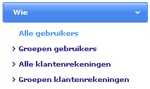 4. Inhoud van de ProxiManage-site 4. 1. Weergavefilterbalk - Periode De weergavefilterbalk voor de periode bevindt zich bovenaan in het venster van de browser.