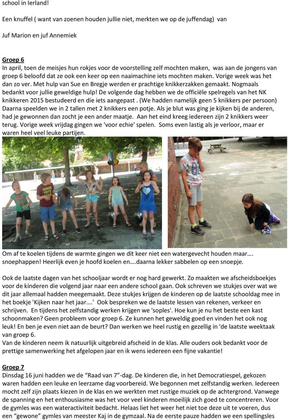 aan de jongens van groep 6 beloofd dat ze ook een keer op een naaimachine iets mochten maken. Vorige week was het dan zo ver. Met hulp van Sue en Bregje werden er prachtige knikkerzakken gemaakt.