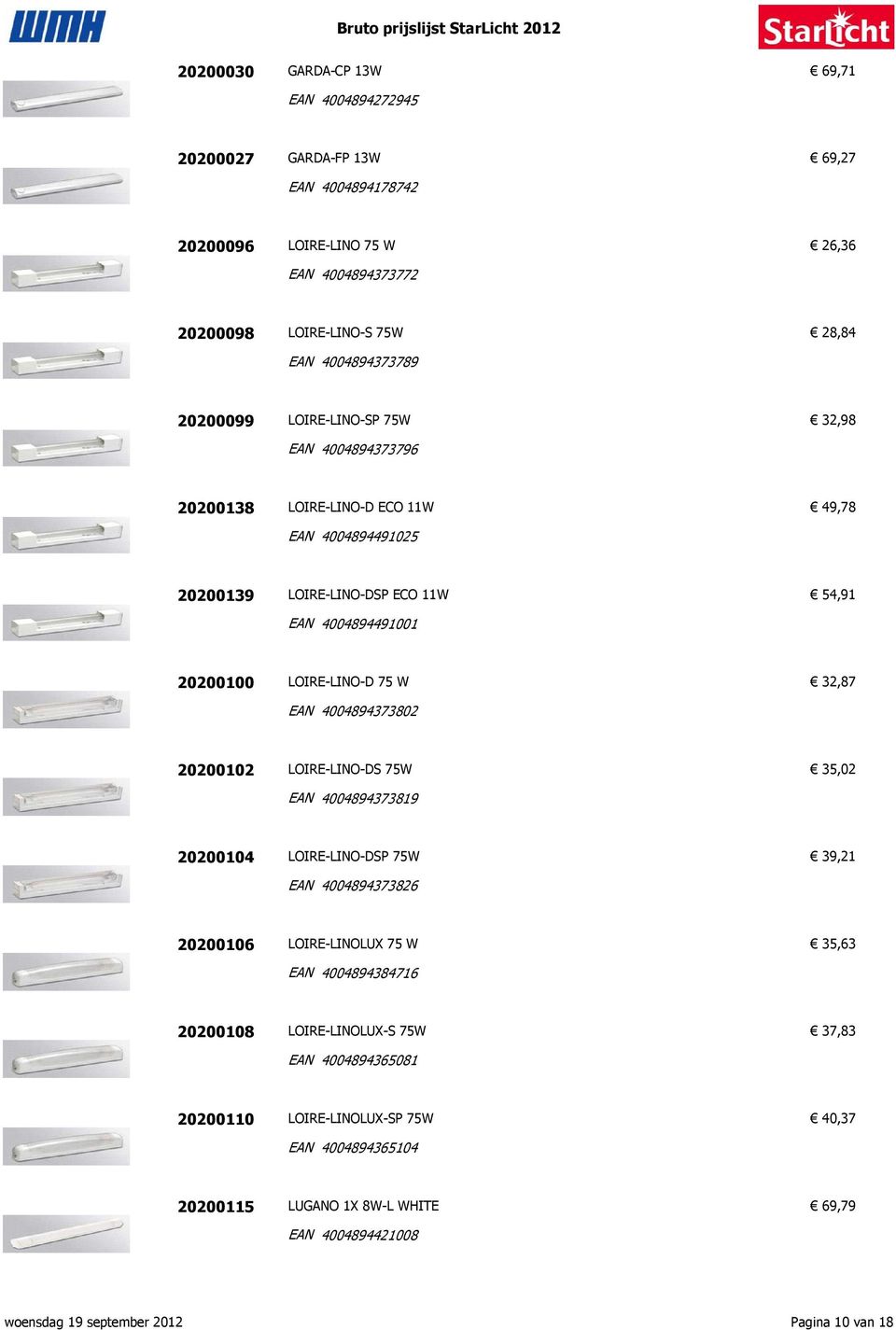 32,87 EAN 4004894373802 20200102 LOIRE-LINO-DS 75W 35,02 EAN 4004894373819 20200104 LOIRE-LINO-DSP 75W 39,21 EAN 4004894373826 20200106 LOIRE-LINOLUX 75 W 35,63 EAN 4004894384716 20200108