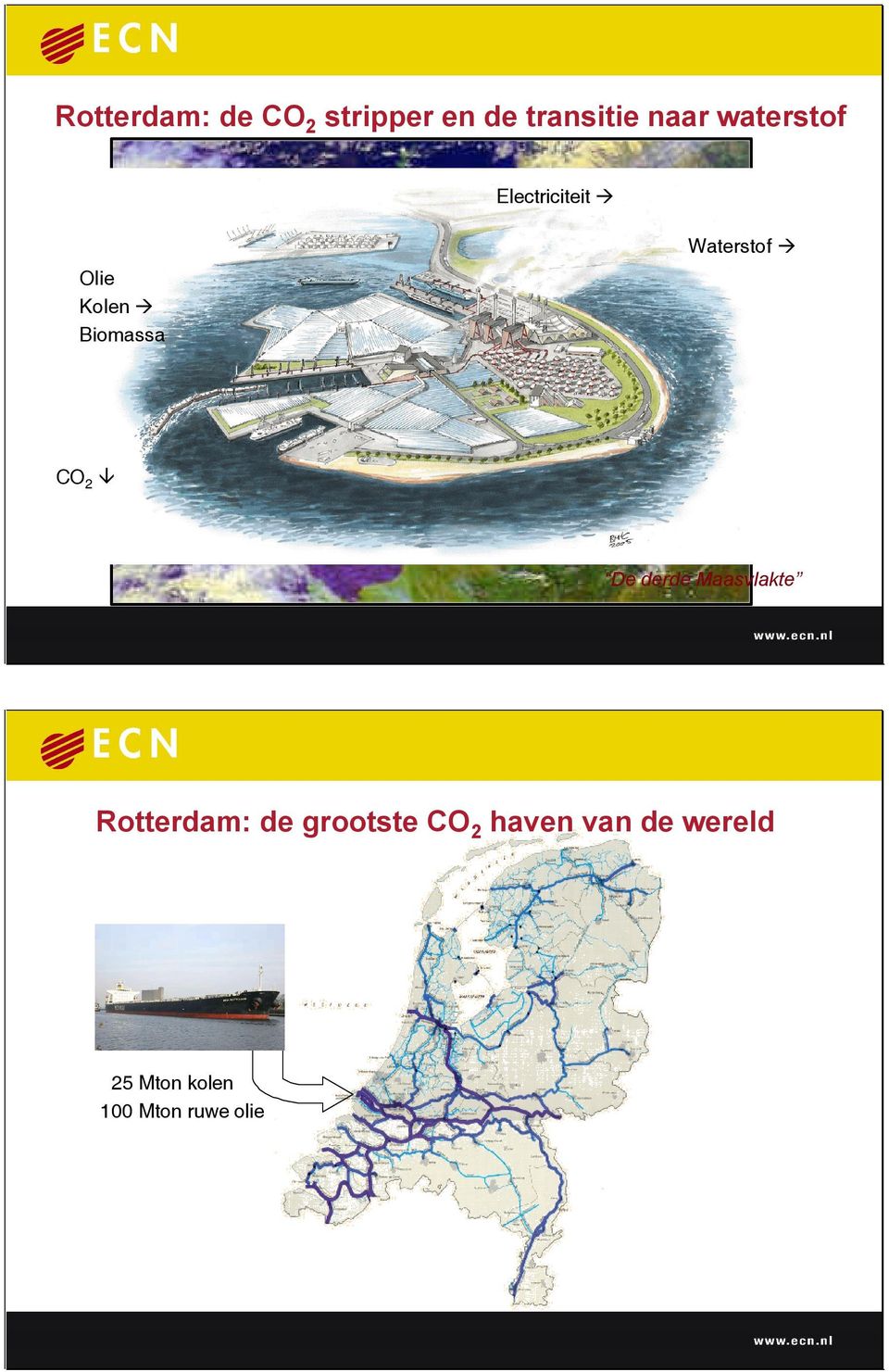 Waterstof à CO 2 â De derde Maasvlakte Rotterdam: de