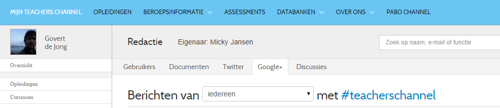 Om een document te bewerken, klik je op de documentnaam. Je krijgt nu een nieuw tabblad waarin het document wordt geopend.