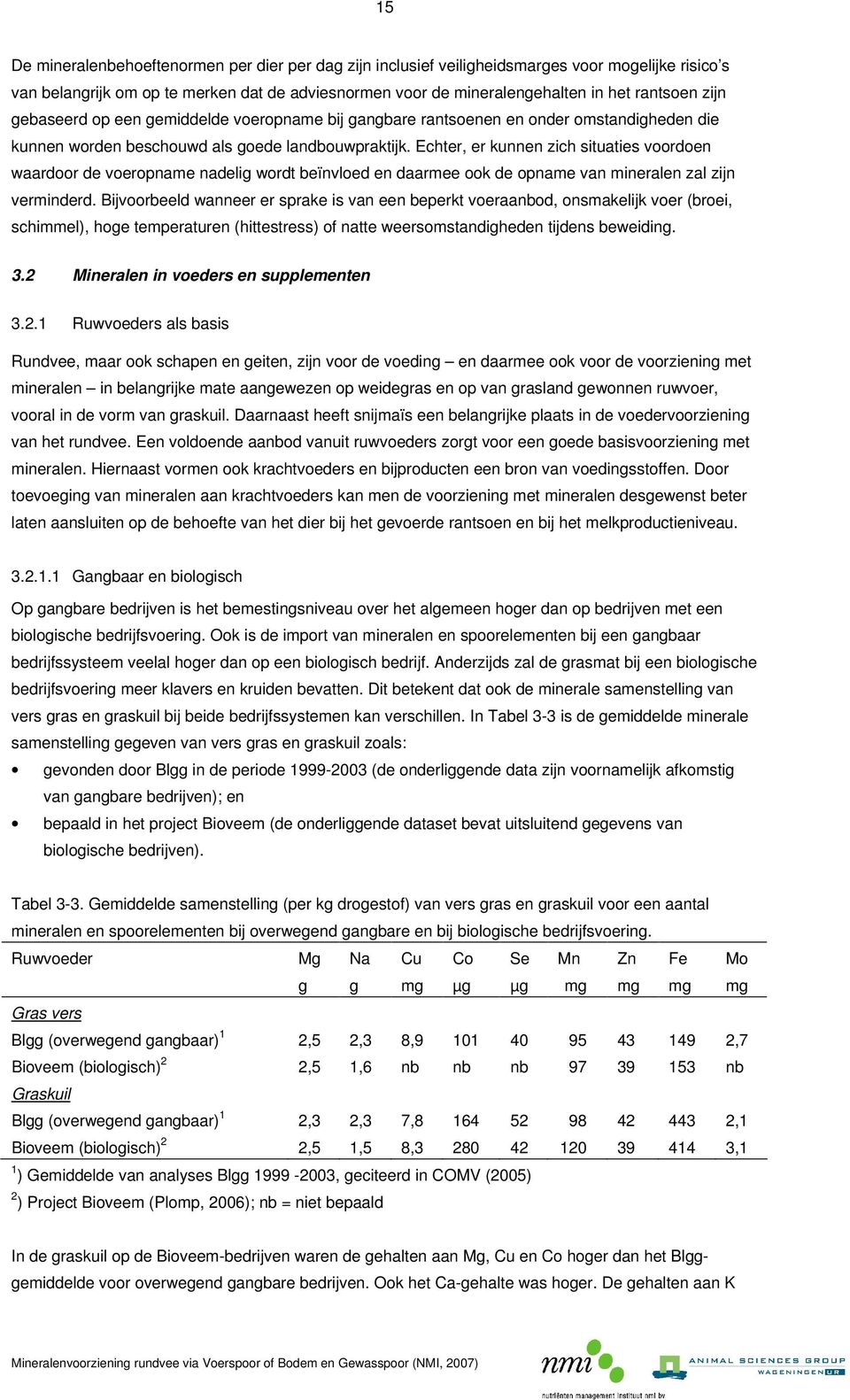 Echter, er kunnen zich situaties voordoen waardoor de voeropname nadelig wordt beïnvloed en daarmee ook de opname van mineralen zal zijn verminderd.