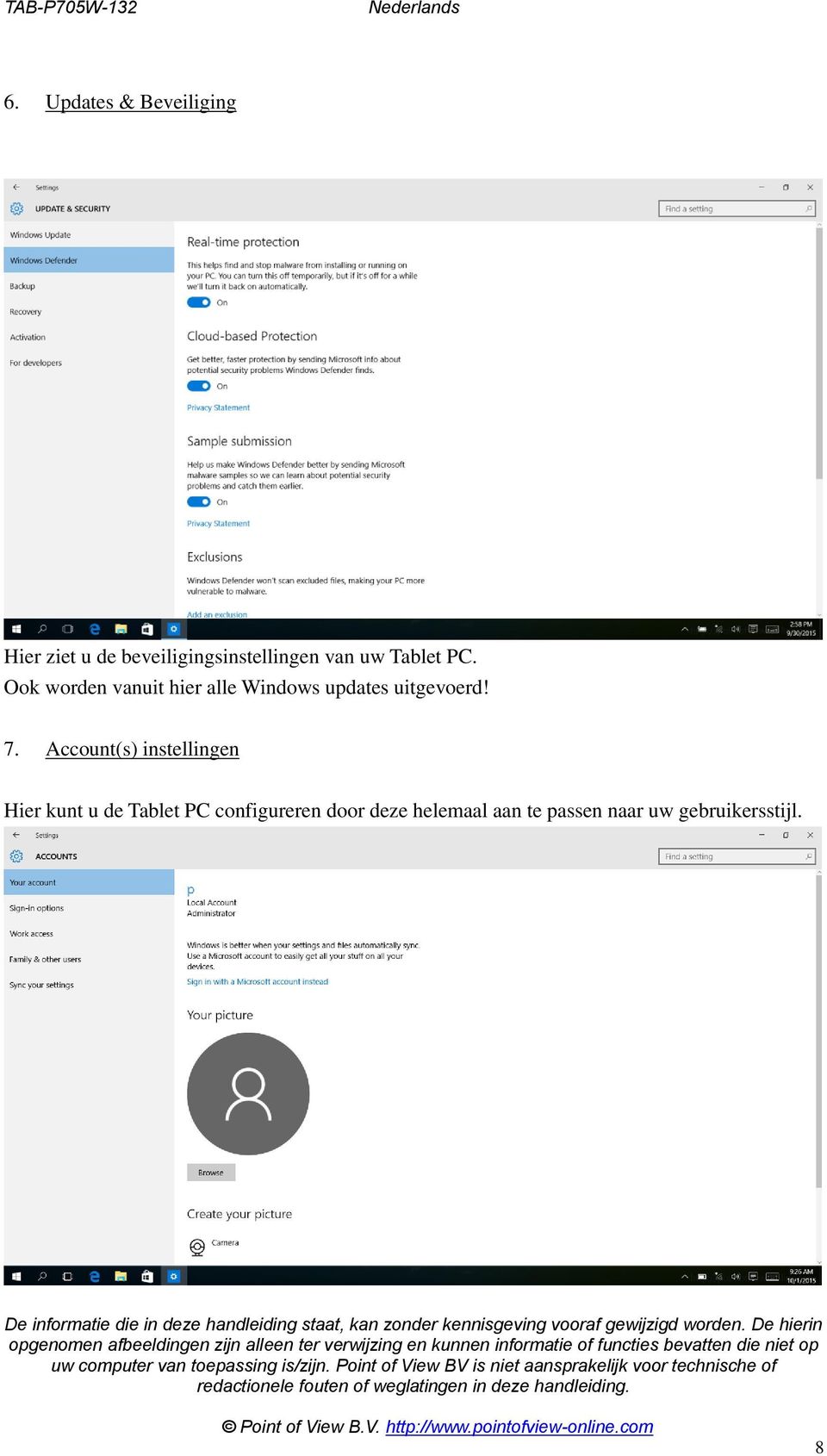 Ook worden vanuit hier alle Windows updates uitgevoerd! 7.