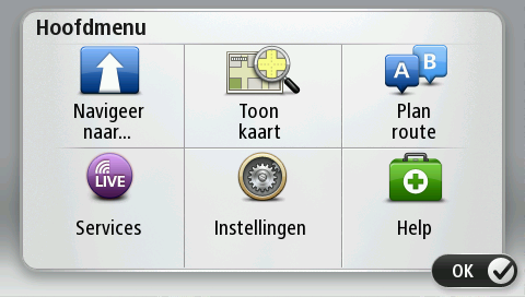 Een route plannen Een route plannen Belangrijk: in het belang van de veiligheid en om afleiding tijdens het rijden te beperken, kun je het beste altijd je route plannen voordat je op weg gaat.