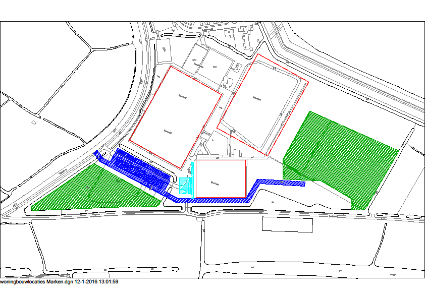 12 Totaal plan In het totale plan op het sportpark van SV Marken is het mogelijk om 52 woningen of 50 á 60 appartementen in combinatie met woningen te realiseren.
