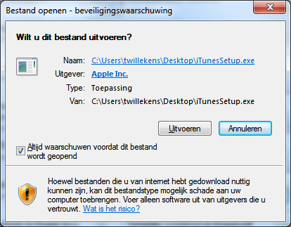 Installatie van het prgramma itunes p de cmputer Stap 1: Stap 2: ga naar de website (dwnladpagina van Itunes) van Apple via vlgende link: http://www.apple.