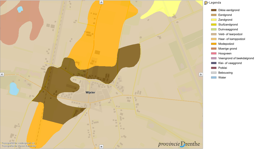 Bodem De bodem van de bouwkavel bestaat uit (mode)podzol