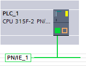 Teven hebben we nu het IP adres van de CPU ingegeven als bovenstaand.