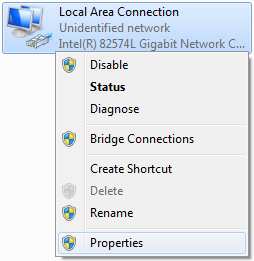 Toekennen van het IP adres via starter via Accessible nodes.