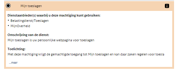 3. Hoe werkt MijnOverheid? U kunt iemand machtigen om bepaalde berichten in uw Berichtenbox te lezen.