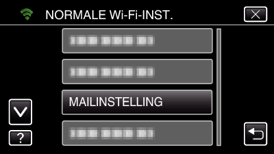 Gebruik van Wi-Fi (GZ-EX315/GZ-EX310) AUTHENT. METHODE Stel dit in als de verificatiemethode gewijzigd moet worden. GEBRUIKERSNAAM Voer de gebruikersnaam in. WACHTWOORD Voer het wachtwoord in.