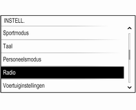 Staat EQ ingesteld op Aangepast, dan kunnen Laag, Mid. en Hoog handmatig worden ingesteld. Volume-instellingen Maximaal opstartvolume Druk op ; en selecteer dan INSTELL.