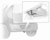 Verzorging van de auto 123 Een andere auto slepen Voorzichtig Het achterste verankeringsoog is uitsluitend bestemd voor transportdoeleinden.