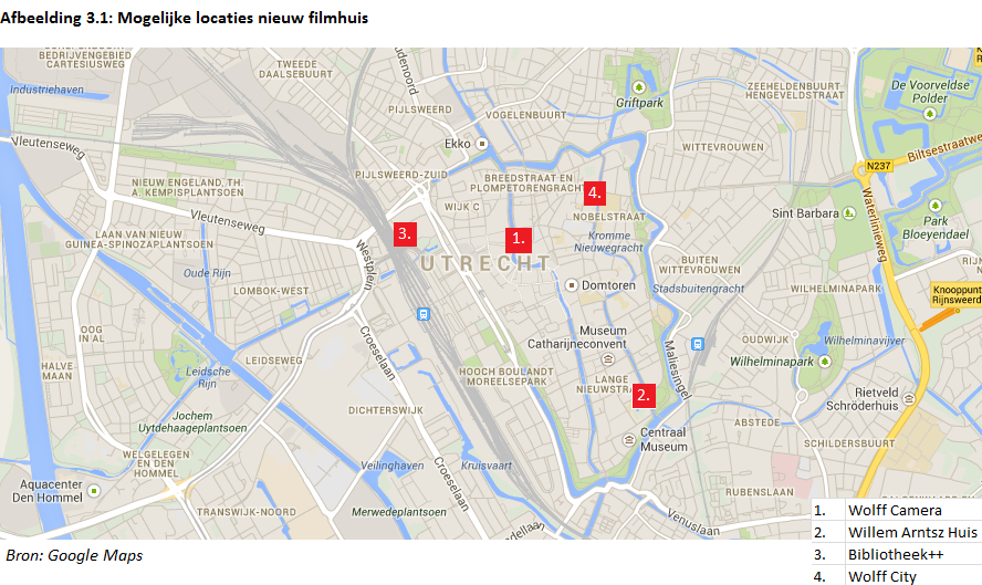 loopafstand van de andere bioscopen gelegen zijn. In de documenten uit het gemeentearchief is echter niets terug te vinden over deze locaties.