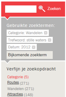 Hoofdstuk: Zoeken 4.2. Zoeken zonder zoekterm We kunnen ook een zoekopdracht starten zonder een specifieke zoekterm in te voeren, door te zoeken met een leeg zoekveld.