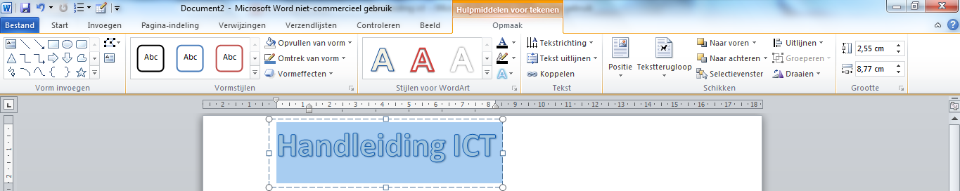 Achtergrond veranderen van kleur 1.