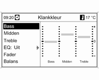 22 Inleiding Een tekenreeks invoeren Geluidsinstellingen Navi 600 / Navi 900 In het geluidsinstellingenmenu kunt u voor elk radiofrequentiebereik en voor elke audiospeler afzonderlijk de