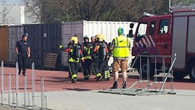 Brandweer Wagenborgen doet mee aan brandweerwedstrijden in Drachten In Drachten werd zaterdag 7 mei de westelijke brandweer wedstrijden georganiseerd.