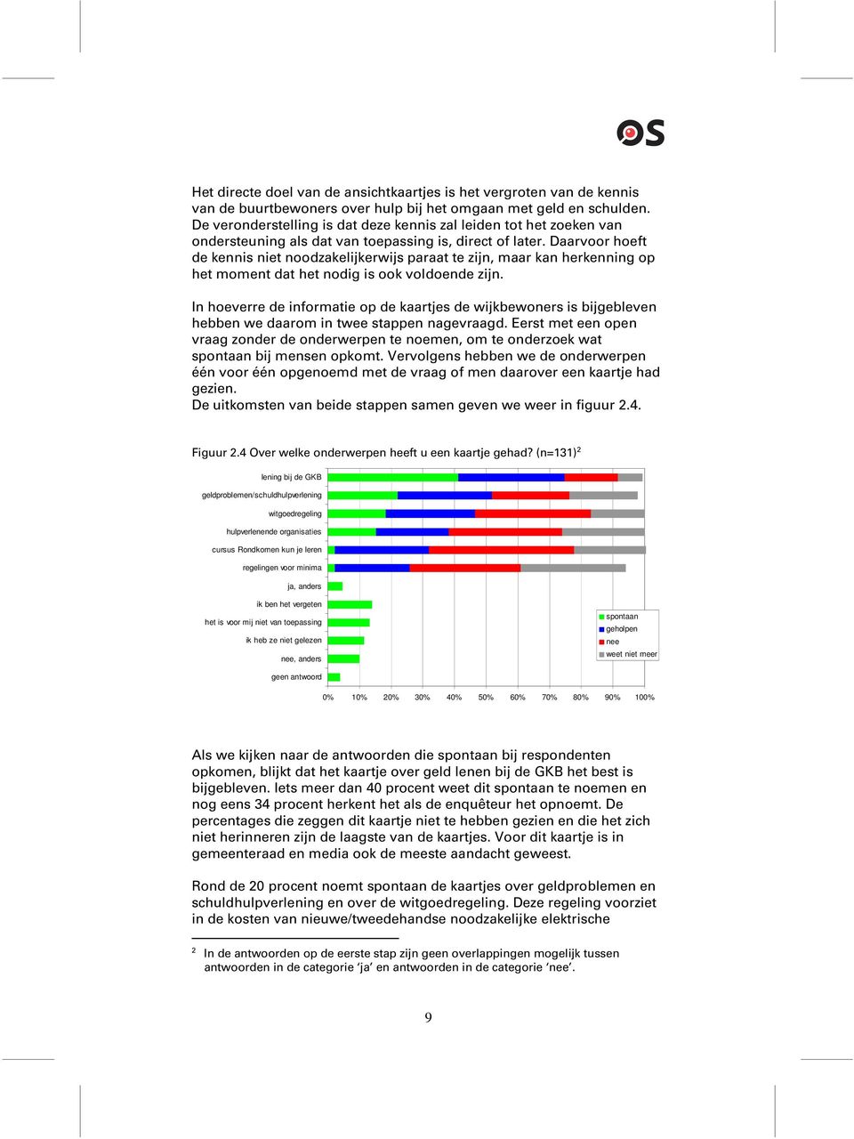 Daarvoor hoeft de kennis niet noodzakelijkerwijs paraat te zijn, maar kan herkenning op het moment dat het nodig is ook voldoende zijn.