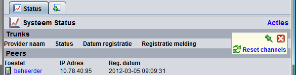 Xelion status: overzicht systeemwerking - Statistieken 11.2 Statistieken Alle velden zijn Read-only.