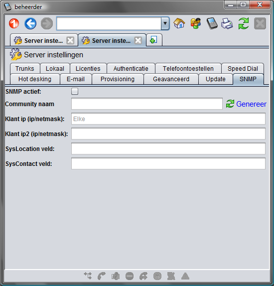 SNMP - SNMP instellingen in Xelion 19.3.