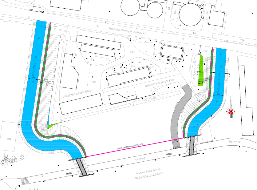 Nieuw ontwerp: de grachten lopen