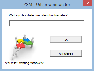 Vlak onder dit keuzevak wordt de vraag gesteld: Controleren op het gebruik van initialen? Met een schuifschakelaar kan JA of NEE worden ingesteld.