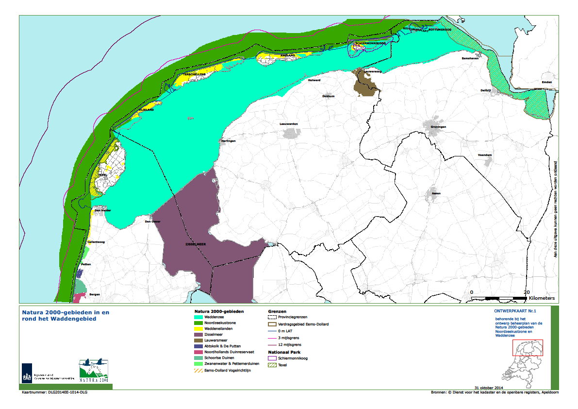 Bijlage 1: Kaart - Natura 2000 gebieden
