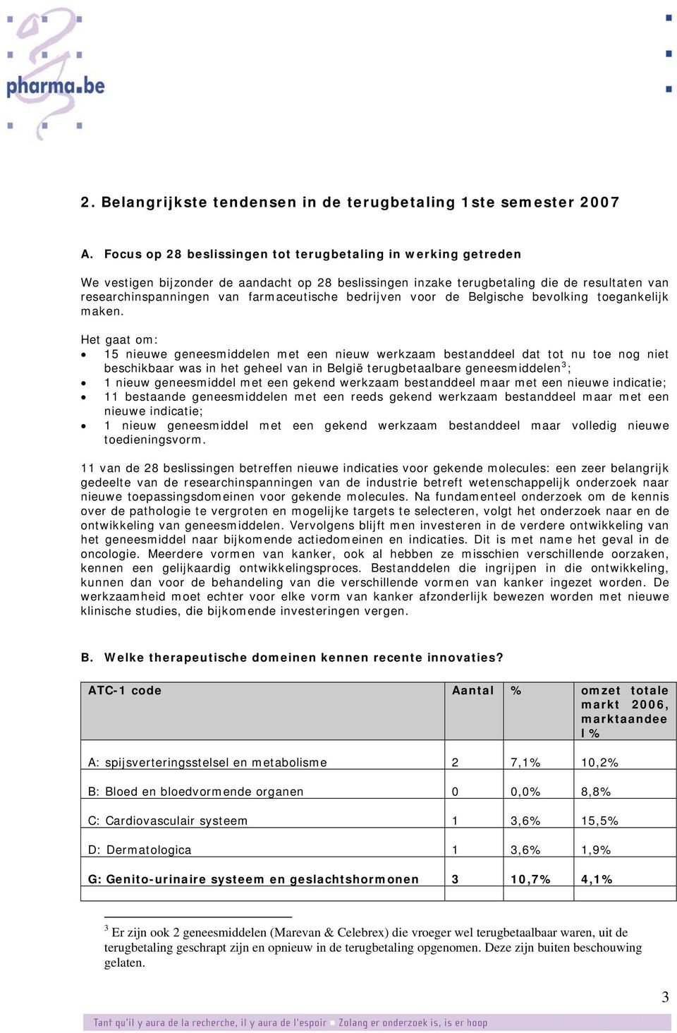 bedrijven voor de Belgische bevolking toegankelijk maken.