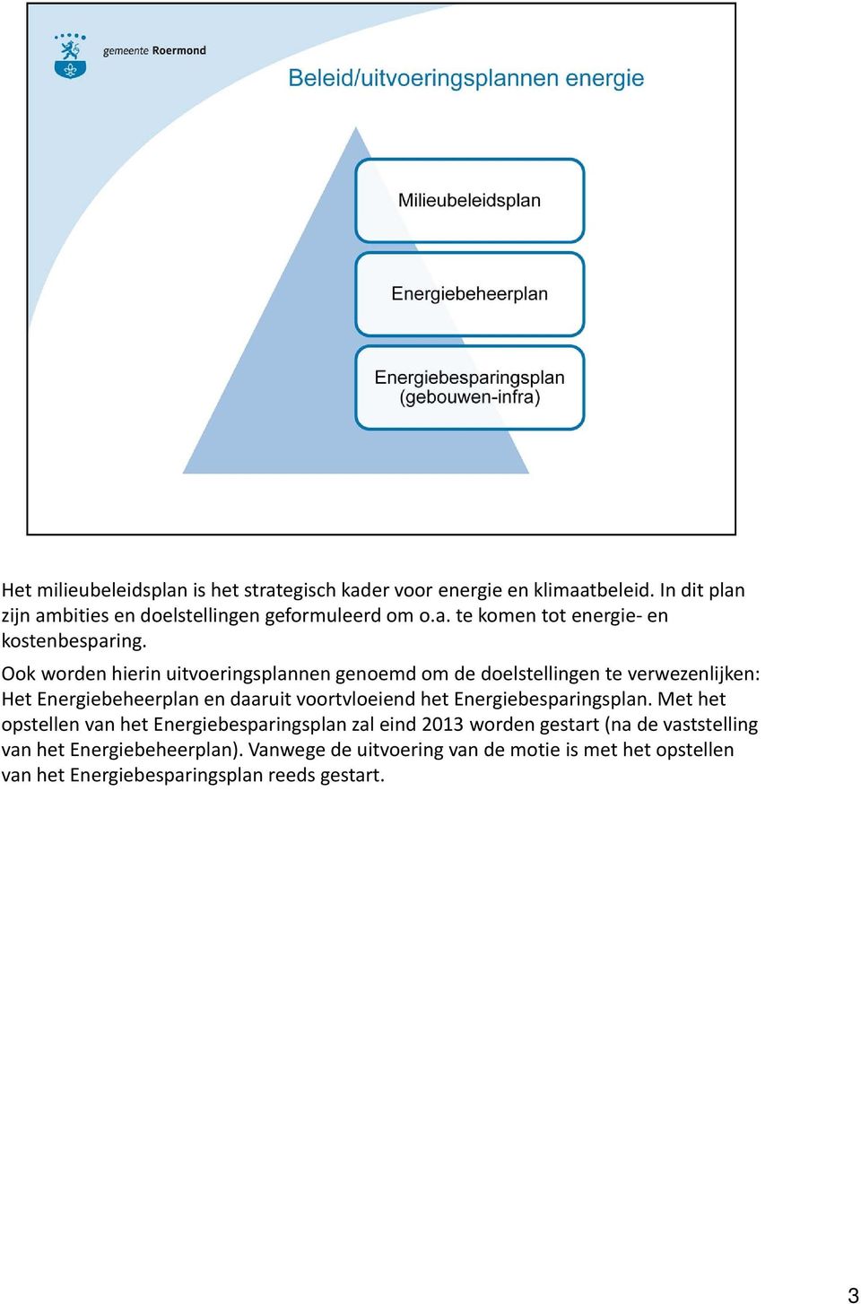 Energiebesparingsplan.