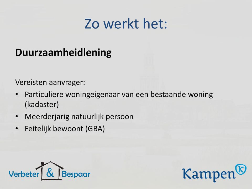 bestaande woning (kadaster)