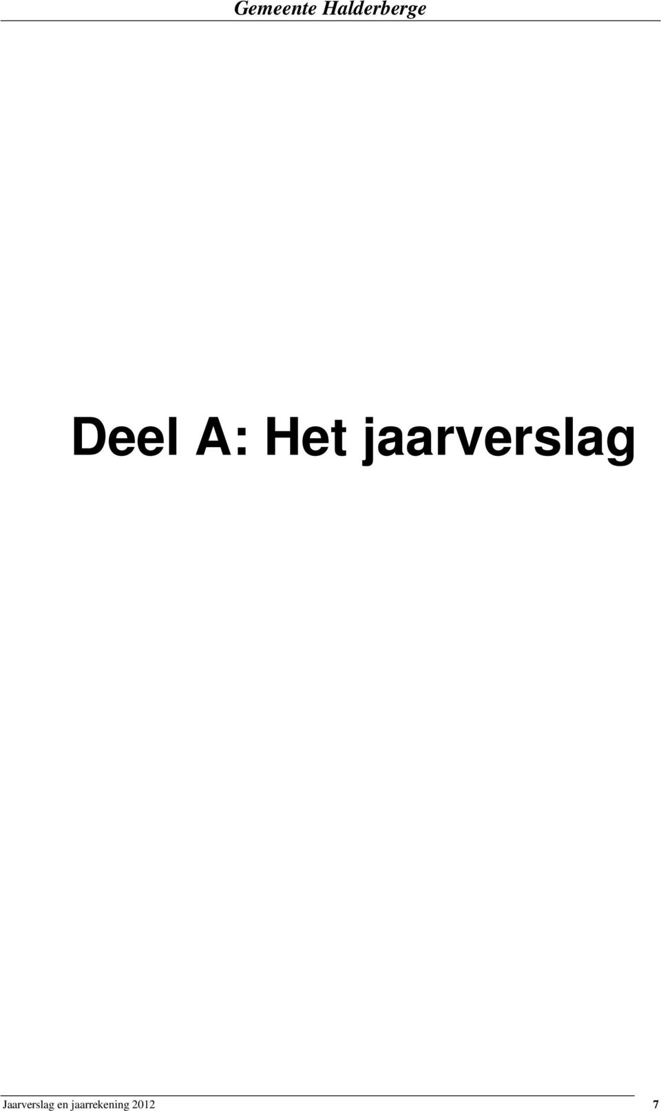 Jaarverslag en