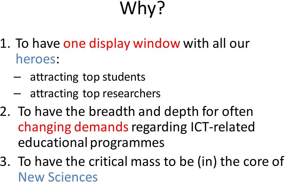 students attracting top researchers 2.