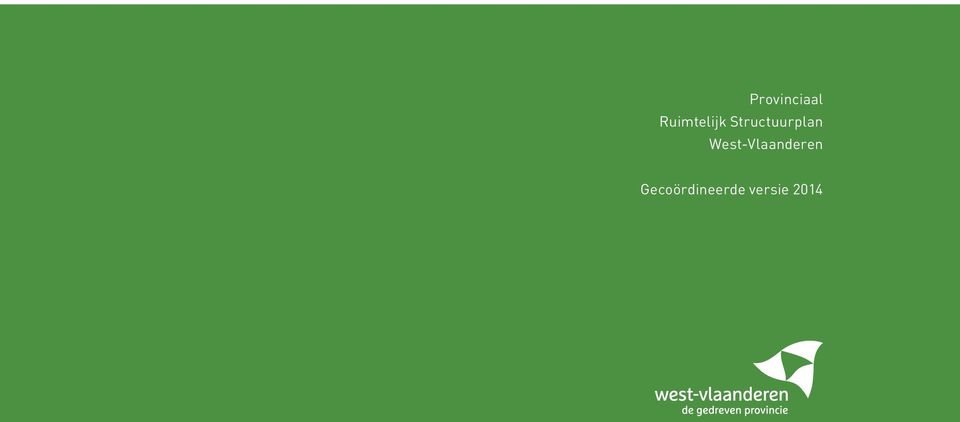 West-Vlaanderen Structuurplan