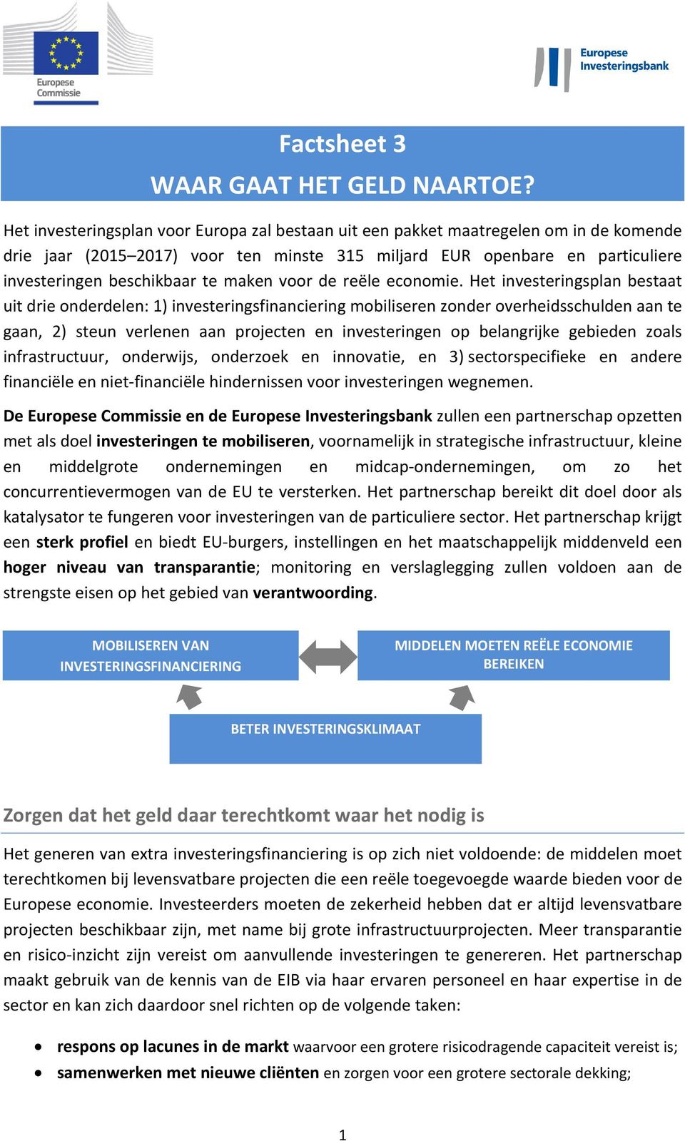 maken voor de reële economie.