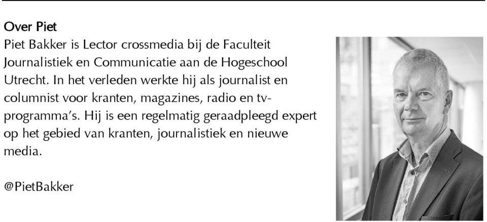 In het verleden werkte hij als journalist en columnist voor kranten, magazines,