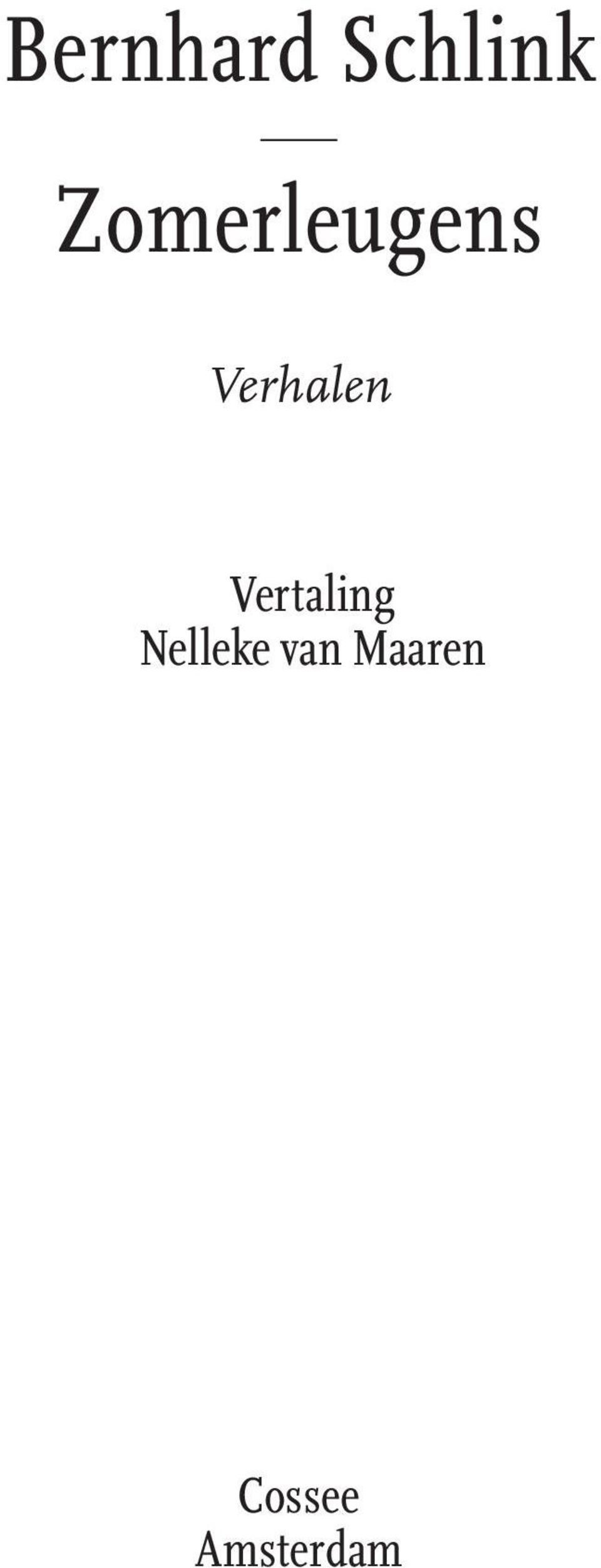 Verhalen Vertaling